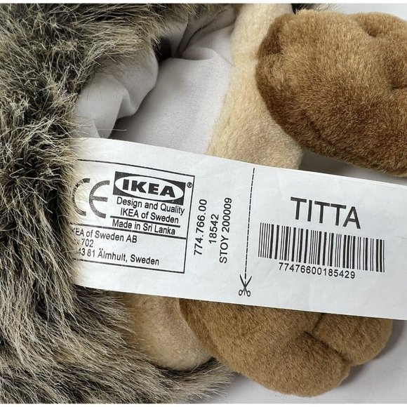 Ikea Hedgehog Hand Puppet Titta Plush 10" Tall - Picture 7 of 7